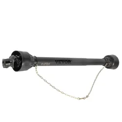VEVOR PTO SHAFT 1 PTO DRIVE SHAFT, 6 SPLINE END ROUND END PTO DRIVELINE SHAFT, S