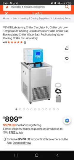 VEVOR LABORATORY CHILLER