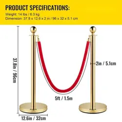 VEVOR STANCHION POSTS