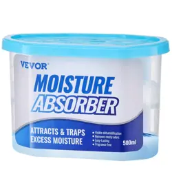 VEVOR MOISTURE ABSORBER BOXES, 10.8 OZ HUMIDITY ABSORBER BOXES(6 PACKS)