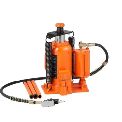 VEVOR AIR HYDRAULIC BOTTLE JACK, 20 TON/40000 LBS ALL WELDED BOTTLE JACK,
