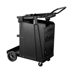 	VEVOR WELDING CART 2 DRAWERS WELDER CART HEAVY DUTY WITH ANTI-THEFT LOCKABLE	