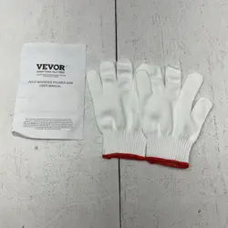 VEVOR WHITE PROTECTION TOOL GLOVES ADULT ONE SIZE FITS MOST NEW