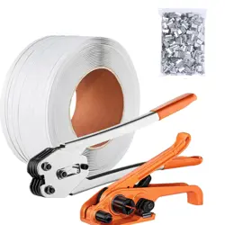 VEVOR PP BANDING STRAPPING KIT WITH STRAPPING TENSIONER TOOL, BANDING SEALER