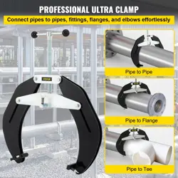 VEVOR PIPE CLAMP, 5 TO 12 IN, HIGH STRENGTH ULTRA CLAMP