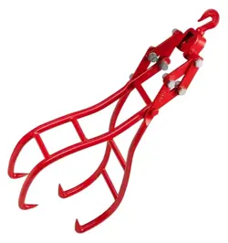 VEVOR TIMBER CLAW HOOK 28 INCH 4 CLAW LOG GRAPPLE FOR LOGGING TONGS 2200 LBS