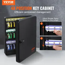 VEVOR 48-KEY CABINET, KEY SAFE WITH COMBINATION & KEY LOCK, DIGITAL SECURITY