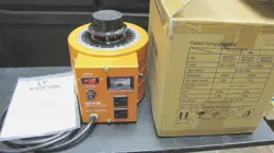 VEVOR 2000VA VARIABLE VOLTAGE TRANSFORMER, 15.3A, 0-130V VOLTAGE REGULATOR