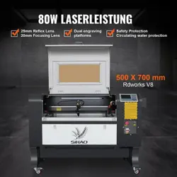 VEVOR 100W 35X21IN CO2 LASER CUTTING CUTTER ENGRAVING ENGRAVER MACHINE