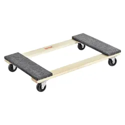HEAVY-DUTY VEVOR FURNITURE DOLLY FOR 1000 LBS CAPACITY, 18X30 INCHES WITH DURABL