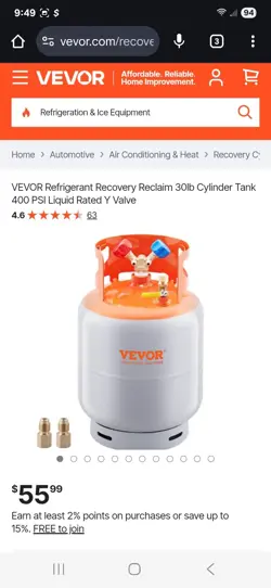 RECOVERY TANK LX-33629A-1