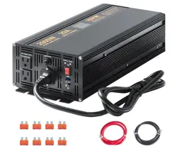 VEVOR 2000W SUMP PUMP BATTERY BACKUP SYSTEM, LCD DISPLAY