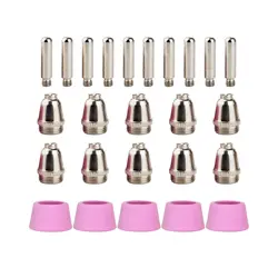 FIT FOR VEVOR CUT-50DF CUT-50 CUT-50P PLASMA CUTTER NOZZLES + ELECTRODES + CUPS