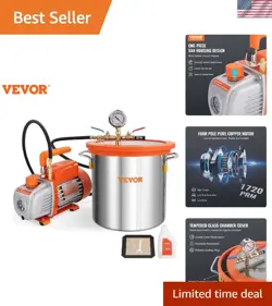 VACUUM CHAMBER&3.5CFM