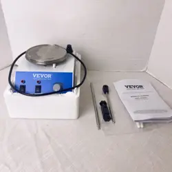 VEVOR MAGNETIC STIRRER HOT PLATE DUAL CONTROLS HEATING PLATE STIR BAR LABORATORY