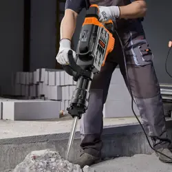 VEVOR DEMOLITION JACK HAMMER, 3500W JACK HAMMER CONCRETE BREAKER, 2PCS CHISEL