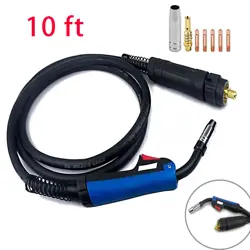 10FT GUN TIP PARTS FOR VEVOR MIG-270 MIG-250 270A 250A 3 IN 1 WELDER 15AK