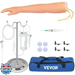 VEVOR 12 PCS PHLEBOTOMY PRACTICE KIT, IV VENIPUNCTURE INTRAVENOUS TRAINING, H