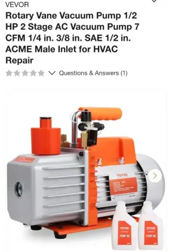 VAC PUMP CFM