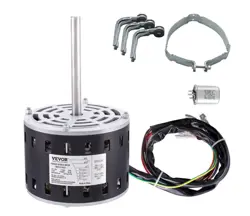 VEVOR FURNACE BLOWER MOTOR YDK250-6G52, 1/3 HP 110-120V, 1075RPM, 