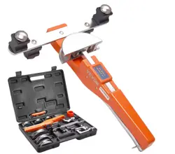 VEVOR RATCHETING PIPE BENDER 1/4 IN. TO 7/8 IN. ALUMINUM ALLOY TUBING BENDER 90°