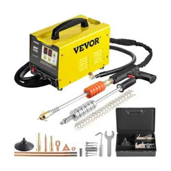 7 DENT REPAIR STUD 110V MODE... WELDER 3000W PULLER, KIT, VEVOR WELDER SPOT DENT
