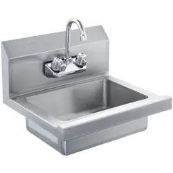 VEVOR COMMERCIAL HAND SINK WITH FAUCET, STAINLESS STEEL SINK FOR WASHING