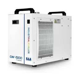 7L CW-5200 INDUSTRIAL WATER CHILLER FOR 50-150W CO2 LASER ENGRAVER CUTTER