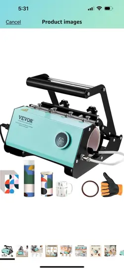 VEVOR MUG HEAT PRESS 11-30OZ TUMBLER HEAT PRESS MACHINE SUBLIMATION PRINTING CUP