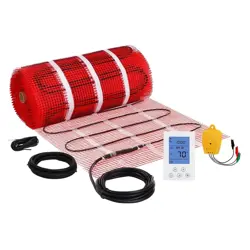 VEVOR | FLOOR HEATING MAT | 100 SQ. FT | ELECTRIC RADIANT IN-FLOOR HEATED | WARM