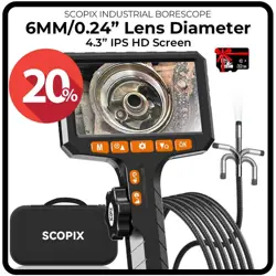 2025NEW ENDOSCOPE CAMERA 2-WAY 360° INDUSTRIAL INSPECTION ARTICULATING BORESCOPE