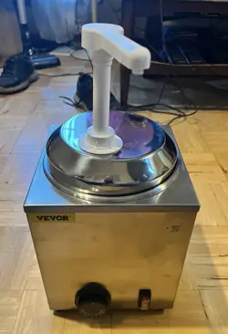 VEVOR ELECTRIC CHEESE DISPENSER WITH PUMP HOT FUDGE WARMER