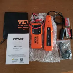 VEVOR UNDERGROUND CABLE WIRE LOCATOR TRACKER LOCATE BURIED & HIDDEN WIRES EM2423