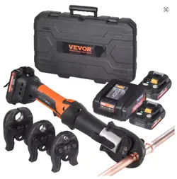 PRO PRESS TOOL PIPE CRIMPING KIT PRESS TOOL BATTERY KIT 1/2