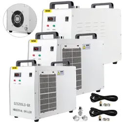 🔥VEVOR LASER INDUSTRIAL WATER CHILLER TOOL CW5200/5000/3000 FOR ENGRAVER CUTTER