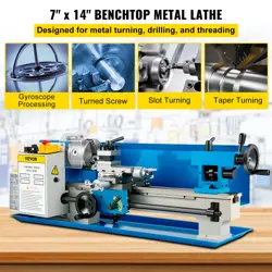 🔥VEVOR 550W MINI METAL LATHE MACHINE TOOL 7