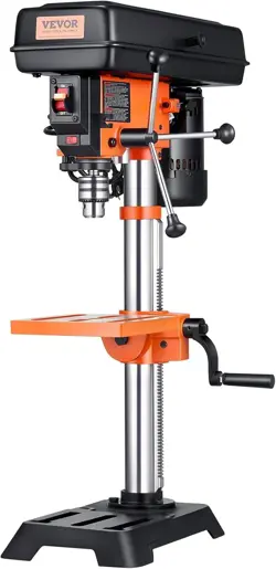 10-INCH 5-SPEED BENCHTOP DRILL PRESS CAST IRON DRILL PRESS 3.2A VEVOR