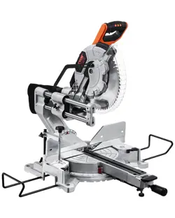 SLIDING COMPOUND MITER SAW 12-IN BLADE 15 AMP MOTOR CORDED DOUBLE BEVEL 60-TOOTH