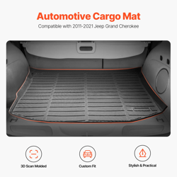 CARGO MAT ALL WEATHER TPE CUSTOM FIT FOR JEEP GRAND CHEROKEE 2011-2021