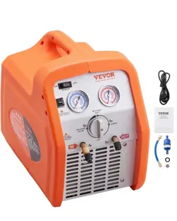 PORTABLE 3/4 HP REFRIGERANT RECOVERY MACHINE VAPOR LIQUID REFRIGERANT 1450RPM