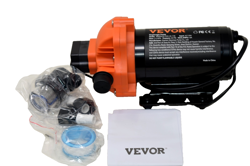 110V WATER PRESSURE DIAPHRAGM PUMP SELF-PRIMING PUMP 45 PSI 3.3GPM BOAT RV