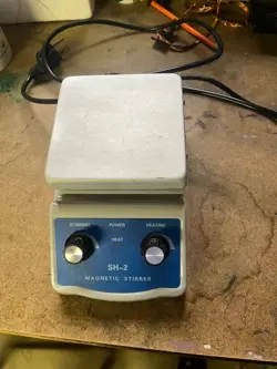 SH-2 MAGNETIC STIRRER HOT PLATE DUAL CONTROLS HEATING PLATE