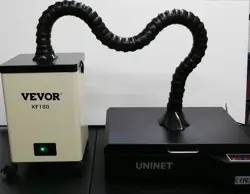 UNINET DTF HEAT STATION W VEVOR DTF HEPA FUME EXTRACTOR COMBO