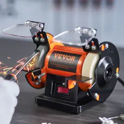 VEVOR BENCH POLISHER & BUFFING MACHINE FOR METAL/JEWELRY/WOOD - WITH WOOL