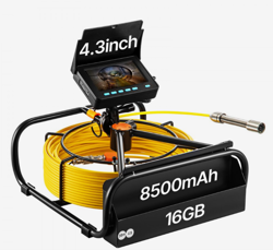 VEVOR SEWER CAMERA, 164 FT/50 M, 4.3