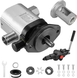 VEVOR HYDRAULIC WOOD LOG SPLITTER PUMP KIT 22GPM 2 STAGE 4000PSI ALUMINUM