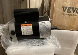 VEVOR 5HP SPL AIR COMPRESSOR MOTOR 230V 15.0A 56 FRAME CW/CCW ROTATION