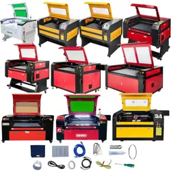 VEVOR CO2 LASER ENGRAVER CUTTER CUTTING ENGRAVING MACHINE RUIDA 60/80/100/130W