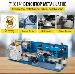 METAL LATHE W/LAMP