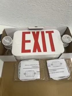 VEVOR 2 PACK LED EXIT SIGN EMERGENCY LIGHT